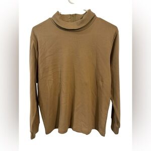 Orvis Tan Knit Turtleneck